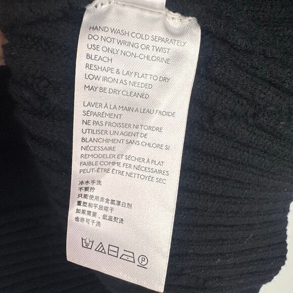 Free People OB1185399 Emmaline Mini Dress Balloon Sleeves Black Size Medium NWT - Picture 9 of 13